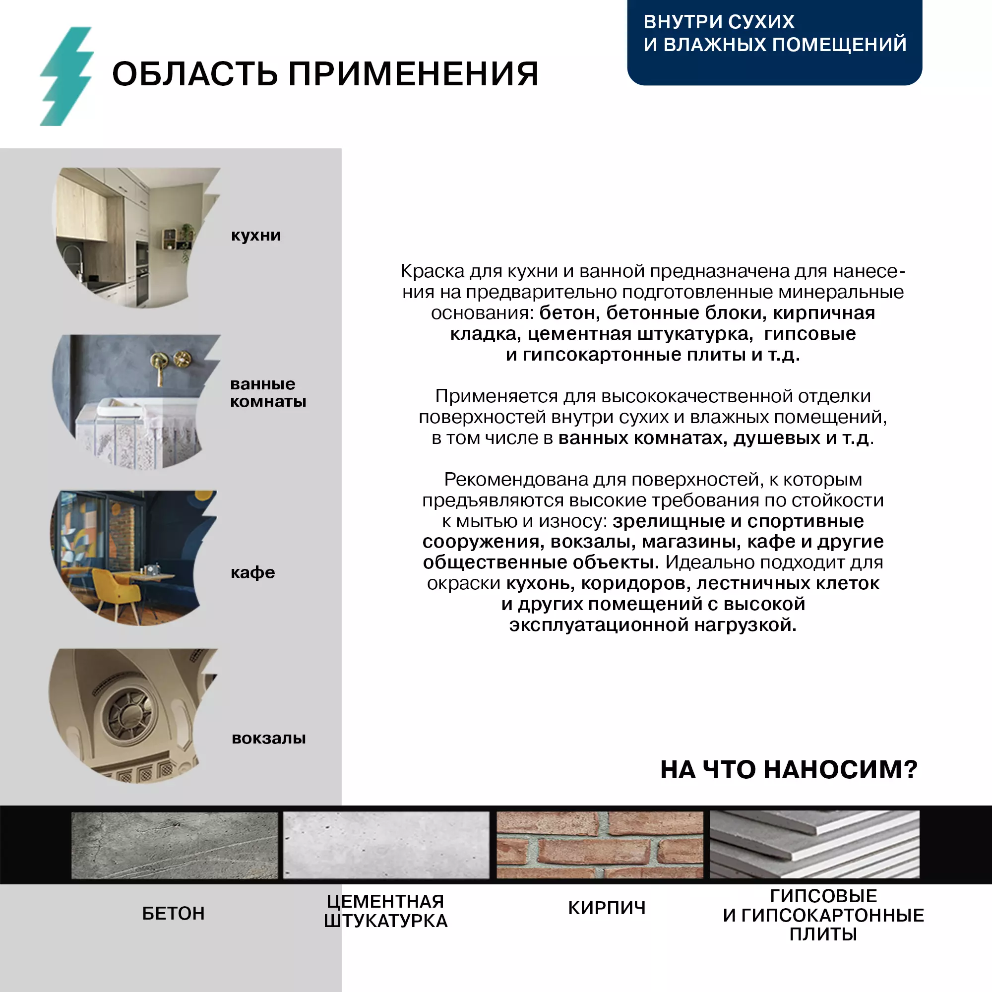 Краска для ванной и кухни - Фото 6 - Olsta